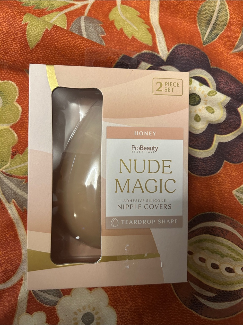 ProBeauty Nude Magic Adhesive Silicone Nipple Covers - Honey (2 Piece Set)